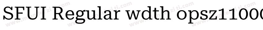 SFUI Regular wdth opsz110000 GRAD w字体转换